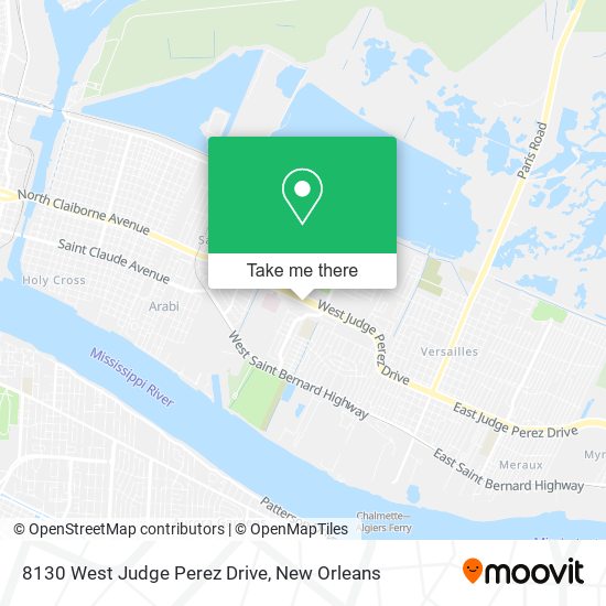 8130 West Judge Perez Drive map