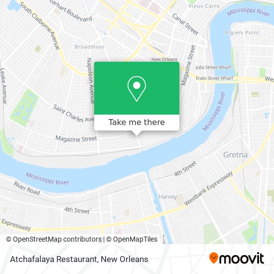 Mapa de Atchafalaya Restaurant