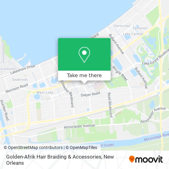 Mapa de Golden-Afrik Hair Braiding & Accessories