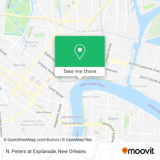 Mapa de N. Peters at Esplanade
