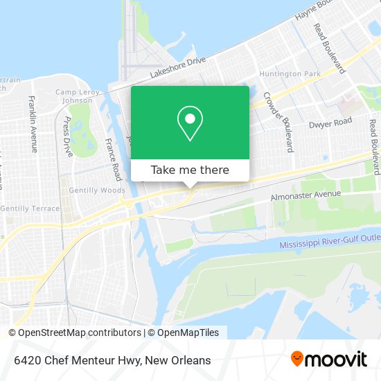 6420 Chef Menteur Hwy map