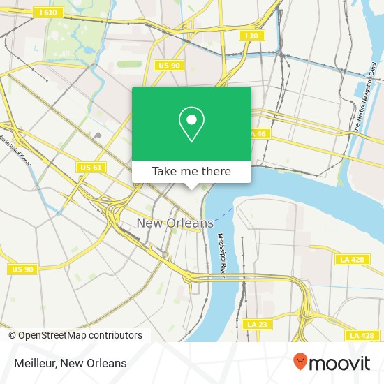 Mapa de Meilleur, 516 Royal St New Orleans, LA 70130