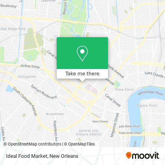Mapa de Ideal Food Market