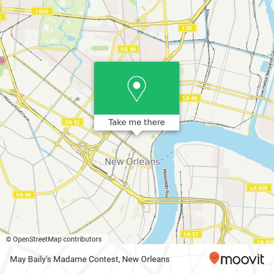 Mapa de May Baily's Madame Contest