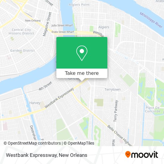 Mapa de Westbank Expressway