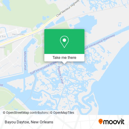 Bayou Daytoe map