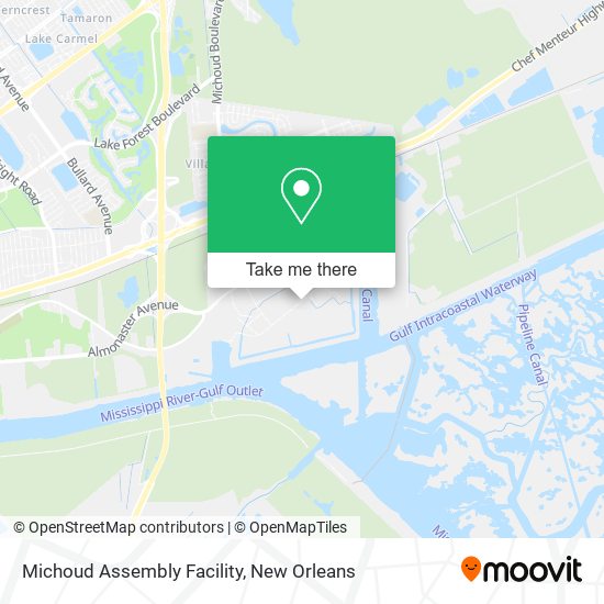 Mapa de Michoud Assembly Facility