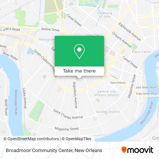 Mapa de Broadmoor Community Center
