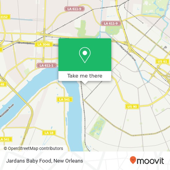 Jardans Baby Food map