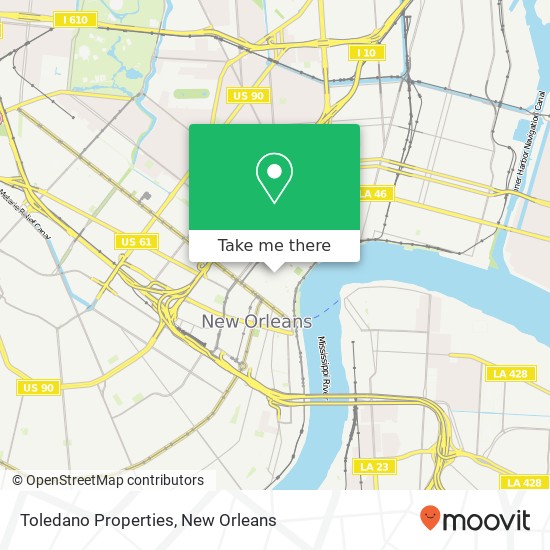 Toledano Properties map