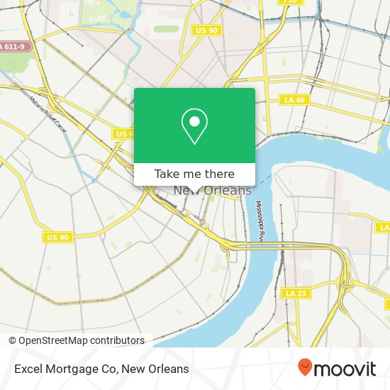 Mapa de Excel Mortgage Co