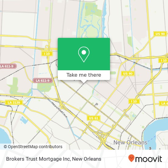 Mapa de Brokers Trust Mortgage Inc