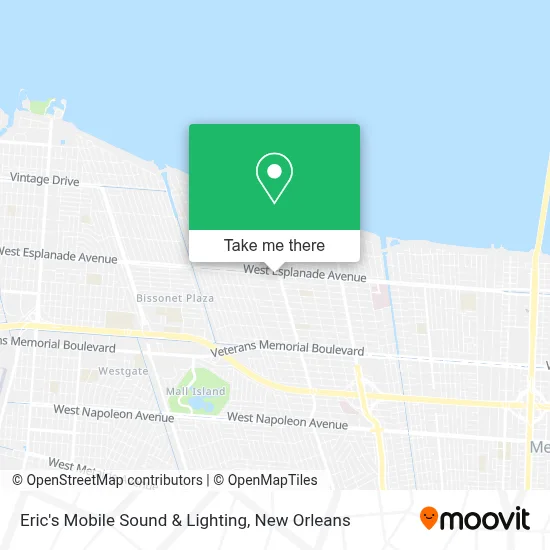 Eric's Mobile Sound & Lighting map