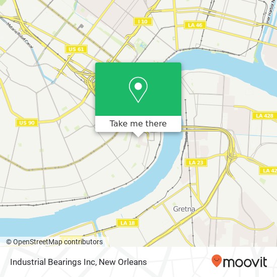 Industrial Bearings Inc map