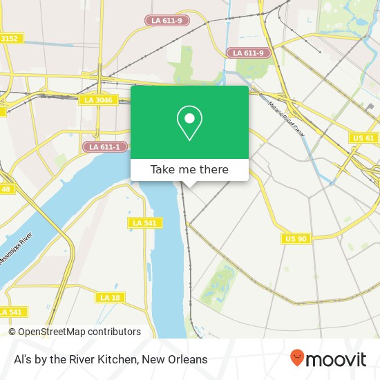 Al's by the River Kitchen, 8534 Oak St New Orleans, LA 70118 map
