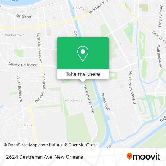 2624 Destrehan Ave map