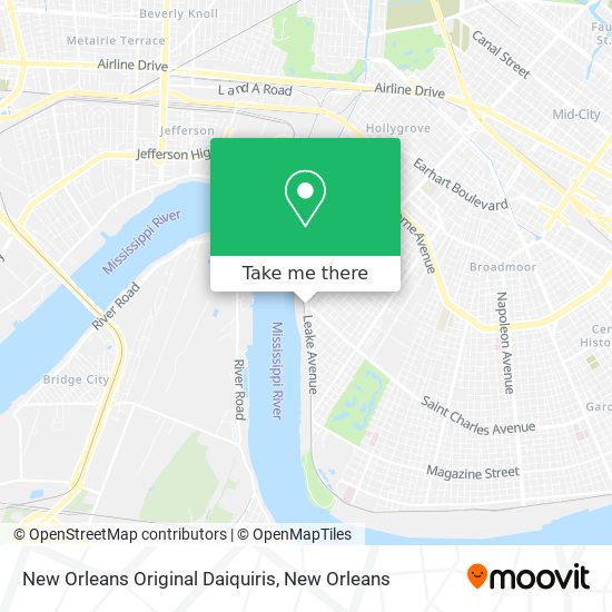 New Orleans Original Daiquiris map