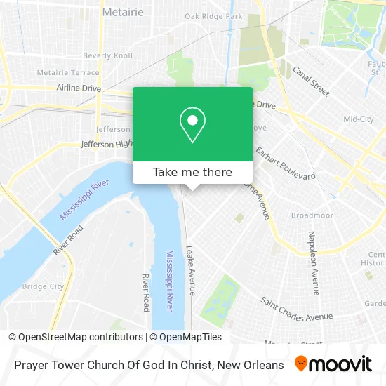 Mapa de Prayer Tower Church Of God In Christ