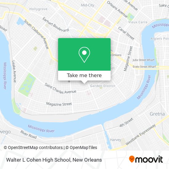 Walter L Cohen High School map