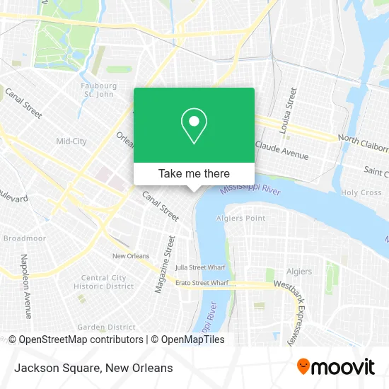 Jackson Square map