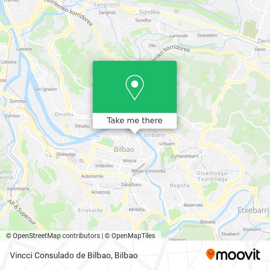 Vincci Consulado de Bilbao map