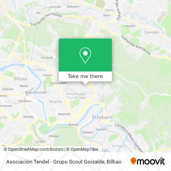 Asociación Tendel - Grupo Scout Goizalde map