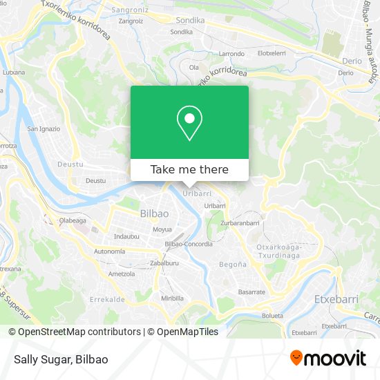 Sally Sugar map