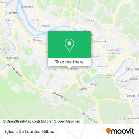 mapa Iglesia De Lourdes