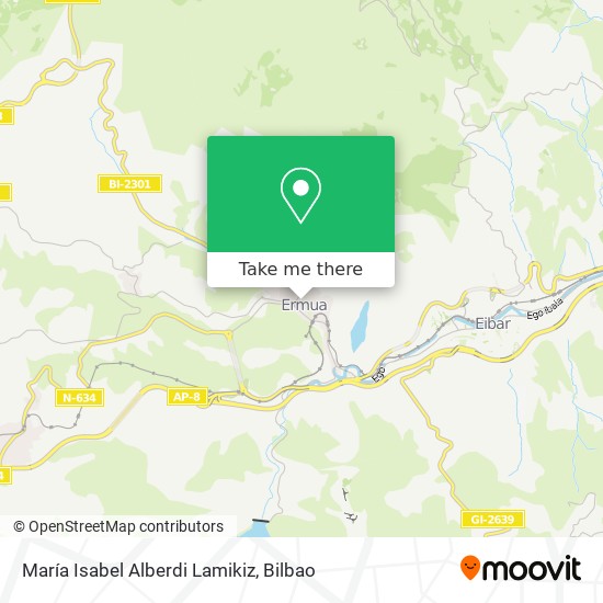 María Isabel Alberdi Lamikiz map