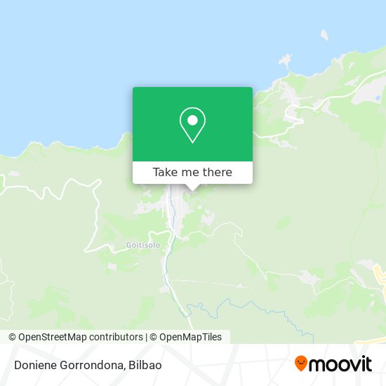 mapa Doniene Gorrondona