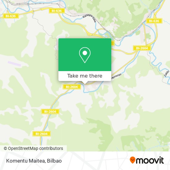 Komentu Maitea map