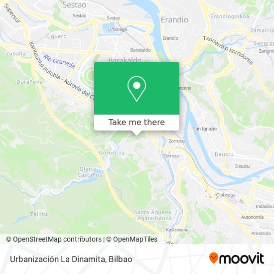 Urbanización La Dinamita map