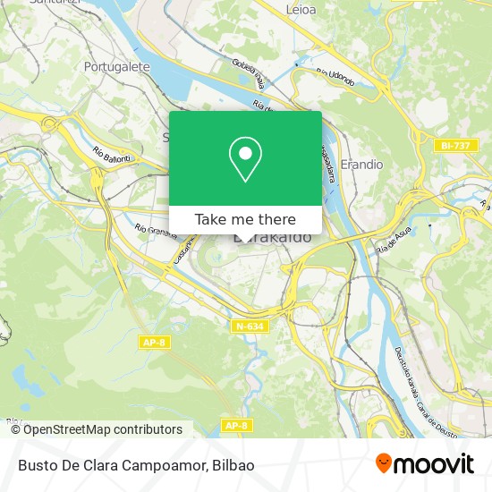 Busto De Clara Campoamor map