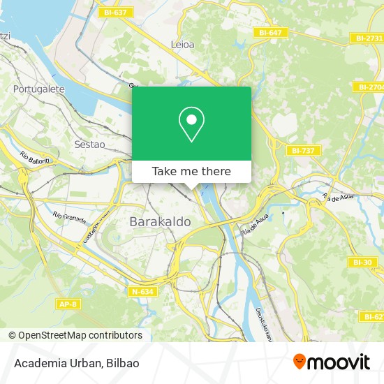 Academia Urban map