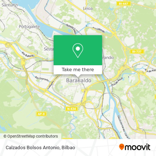 Calzados Bolsos Antonio map