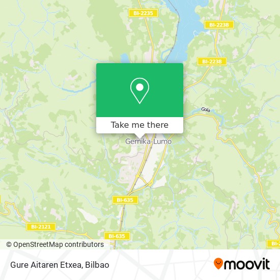 mapa Gure Aitaren Etxea