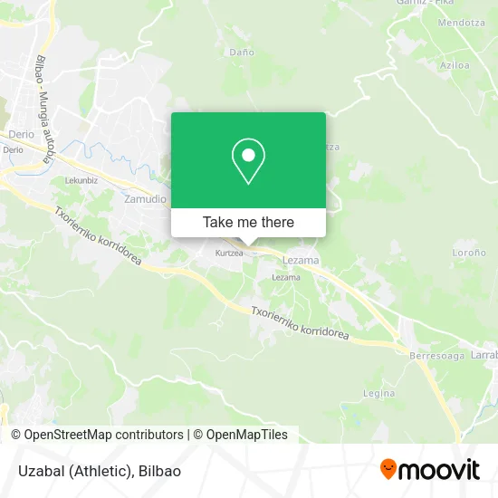 Uzabal (Athletic) map