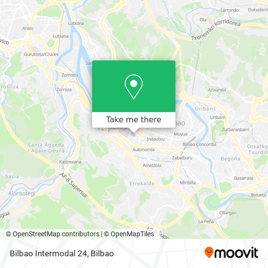 Bilbao Intermodal 24 map