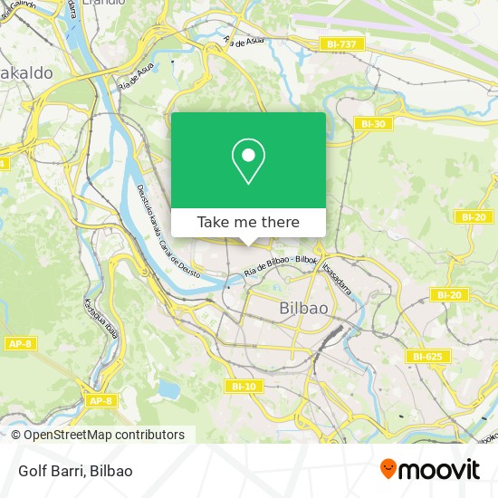 Golf Barri map