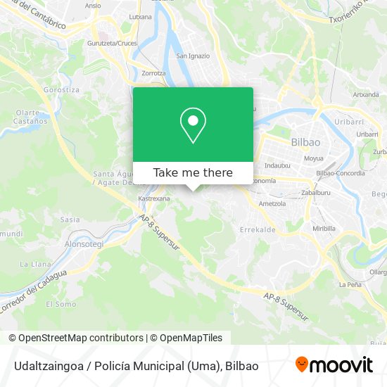 mapa Udaltzaingoa / Policía Municipal (Uma)