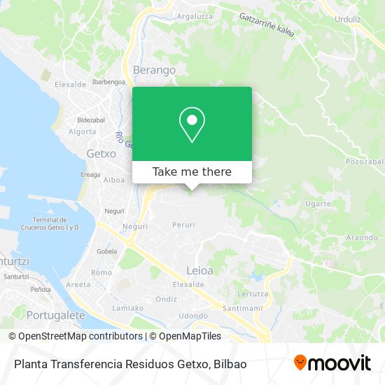 Planta Transferencia Residuos Getxo map