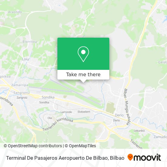 mapa Terminal De Pasajeros Aeropuerto De Bilbao