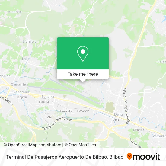 Terminal De Pasajeros Aeropuerto De Bilbao map