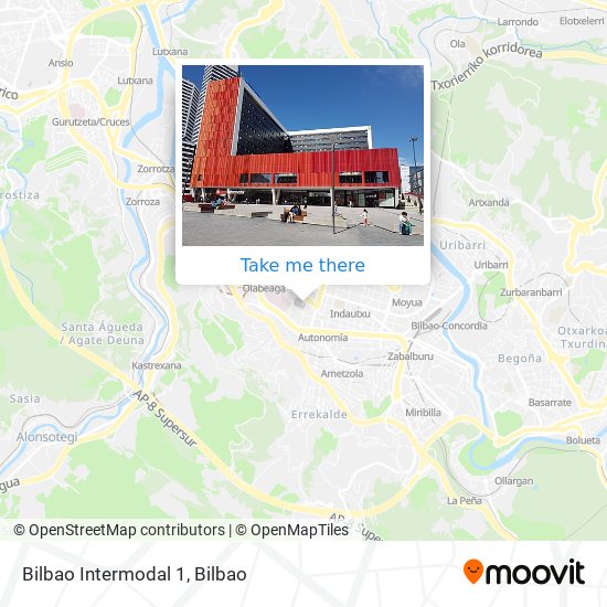 mapa Bilbao Intermodal 1