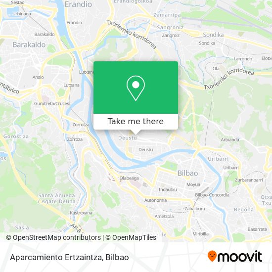 Aparcamiento Ertzaintza map