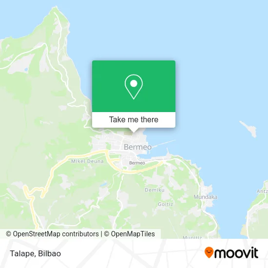 mapa Talape