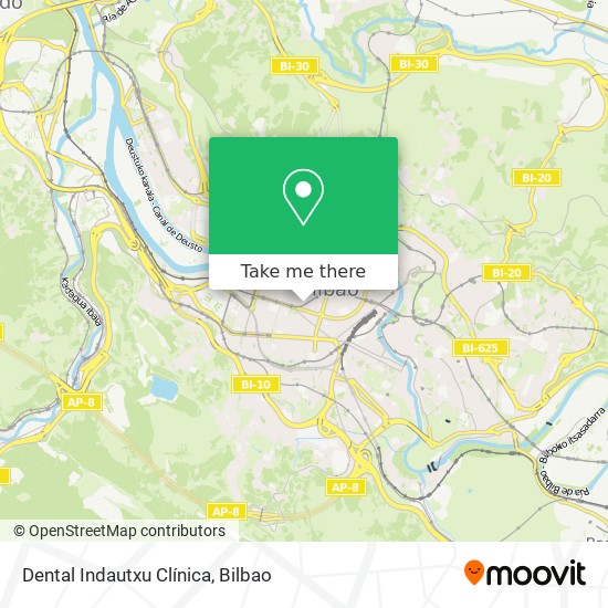 Dental Indautxu Clínica map