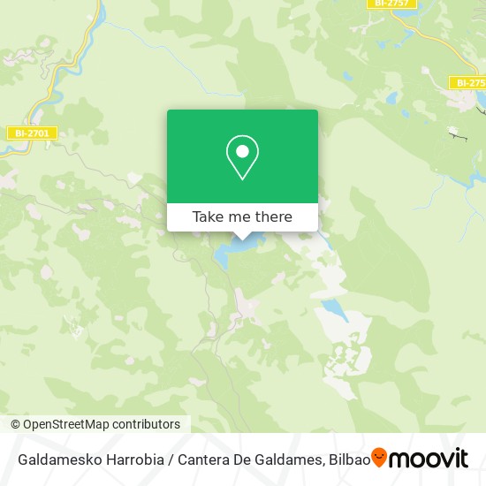 Galdamesko Harrobia / Cantera De Galdames map
