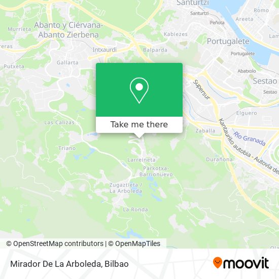 Mirador De La Arboleda map