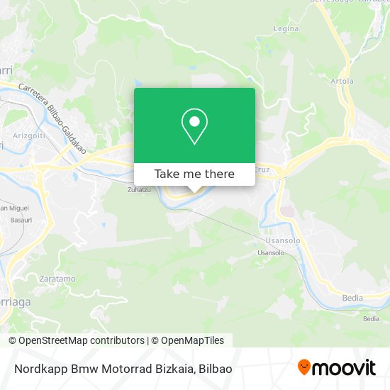 mapa Nordkapp Bmw Motorrad Bizkaia